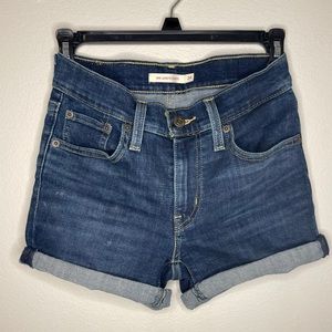 Levi’s Mid-Length Jean Shorts